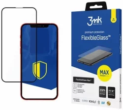 Защитно стъкло 3MK FlexibleGlass Max iPhone 13 Mini black