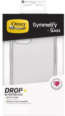 Кейс SYMMETRY CLEAR + ALPHA-GLASS/ANTI-MICROBIAL IPHONE 13 PRO MAX (78-80542)