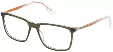 Police Wind Jr 1 VK110 09XF ONE SIZE (52) Зелена За деца Диоптрични очила